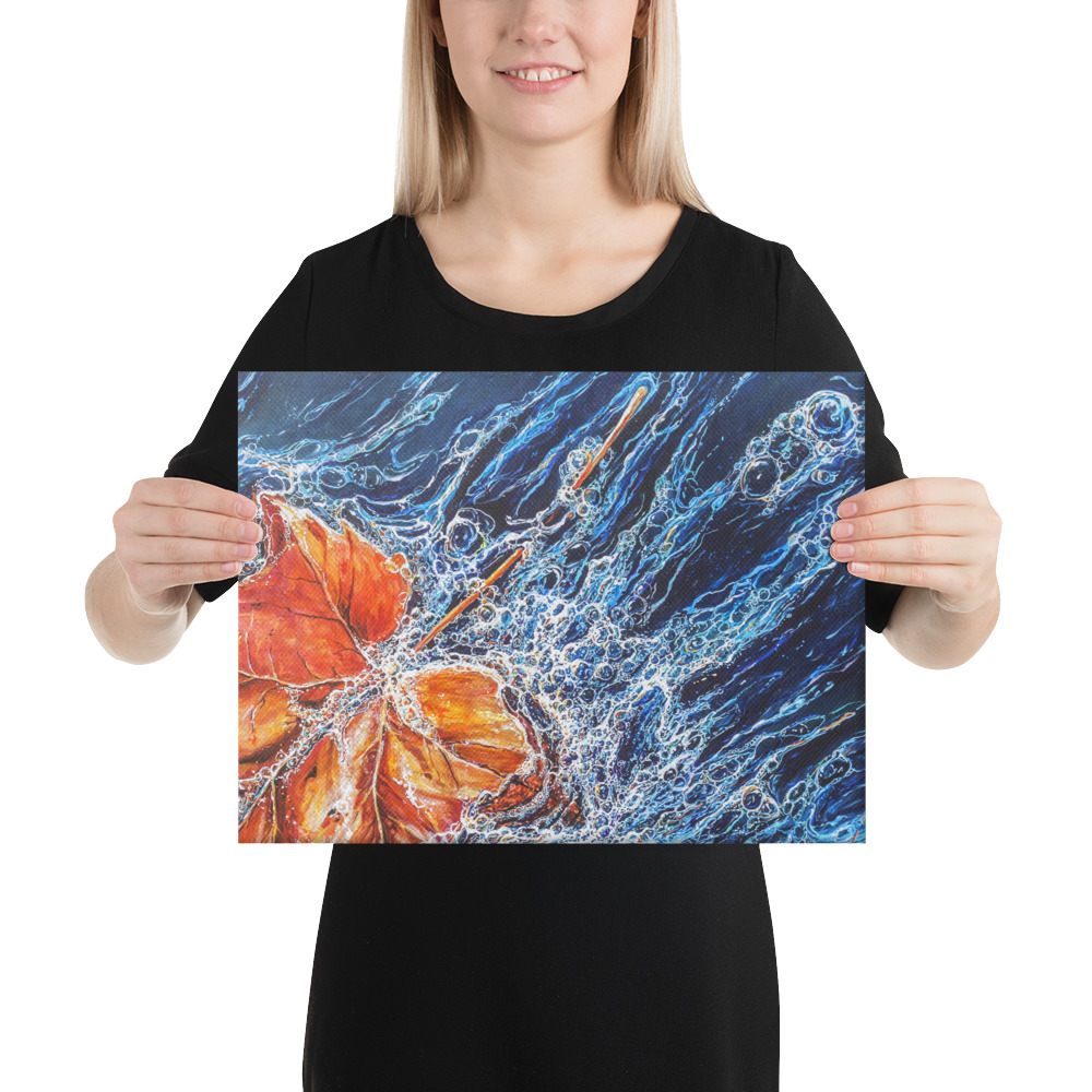 Leaf to Water Canvas - Image 3
