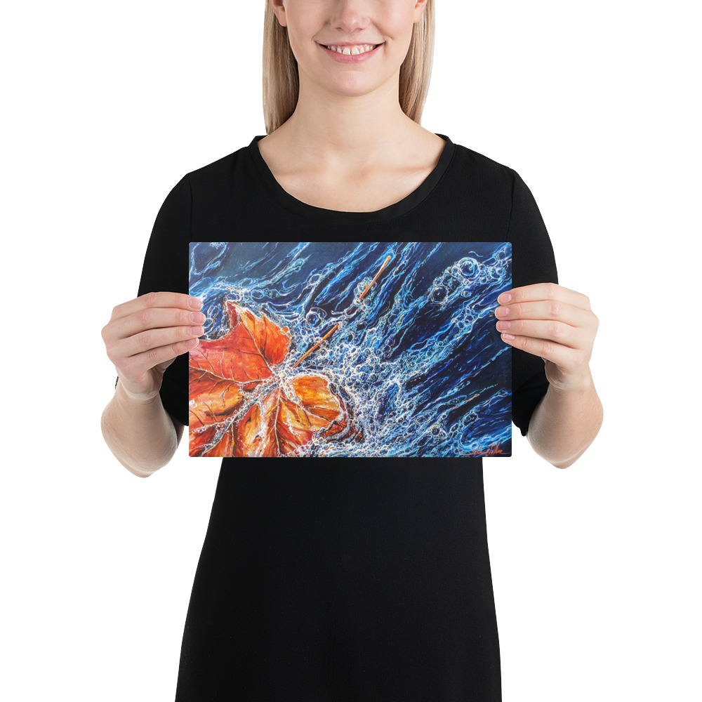 Leaf to Water Canvas - Image 2