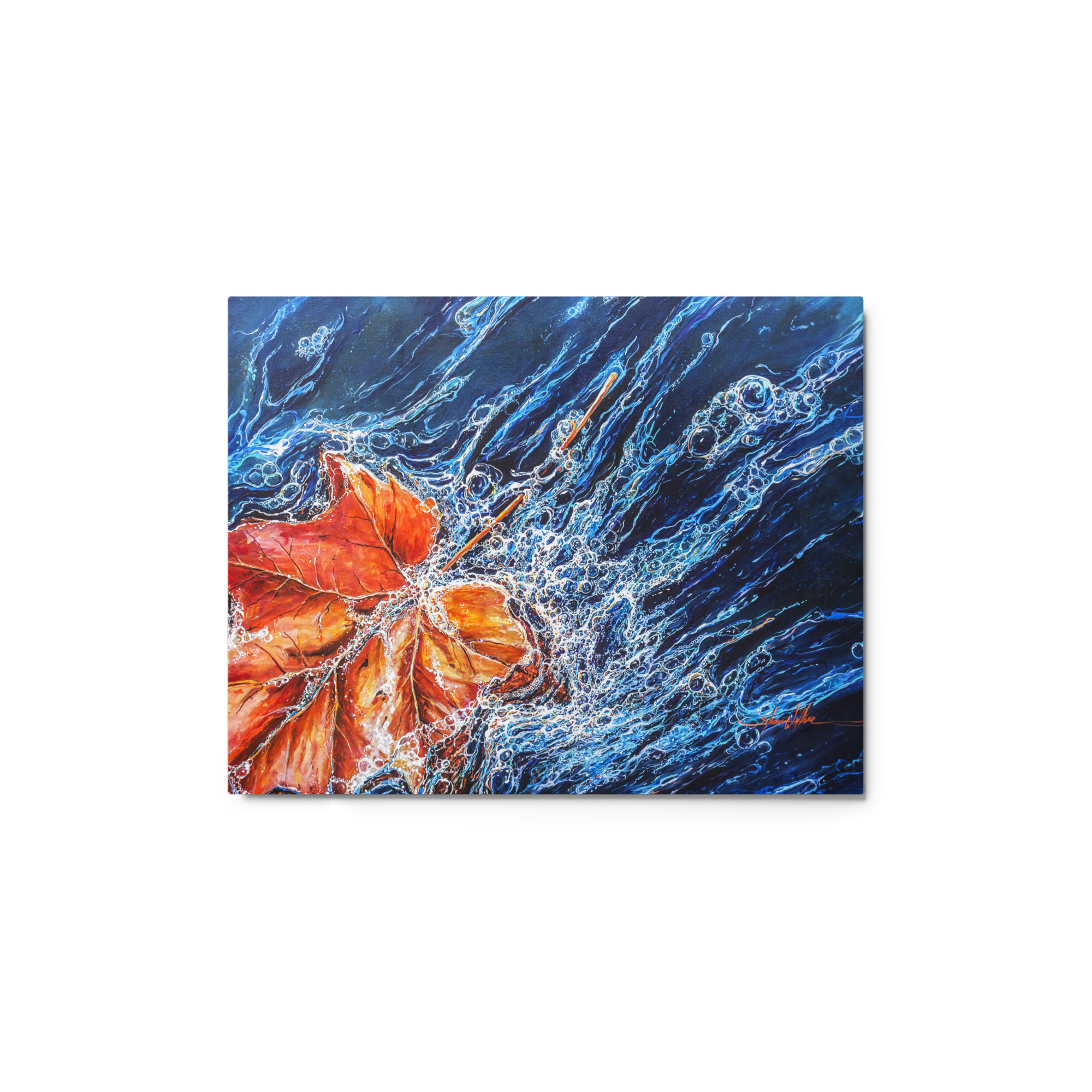 "Leaf to Water" Metal prints - Image 2