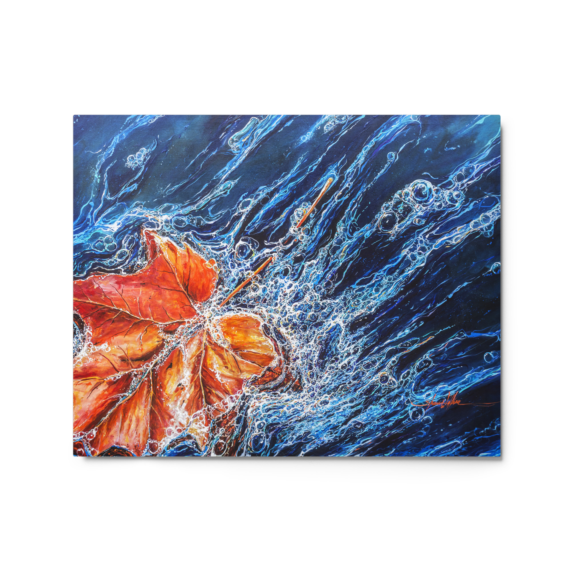 "Leaf to Water" Metal prints - Image 4