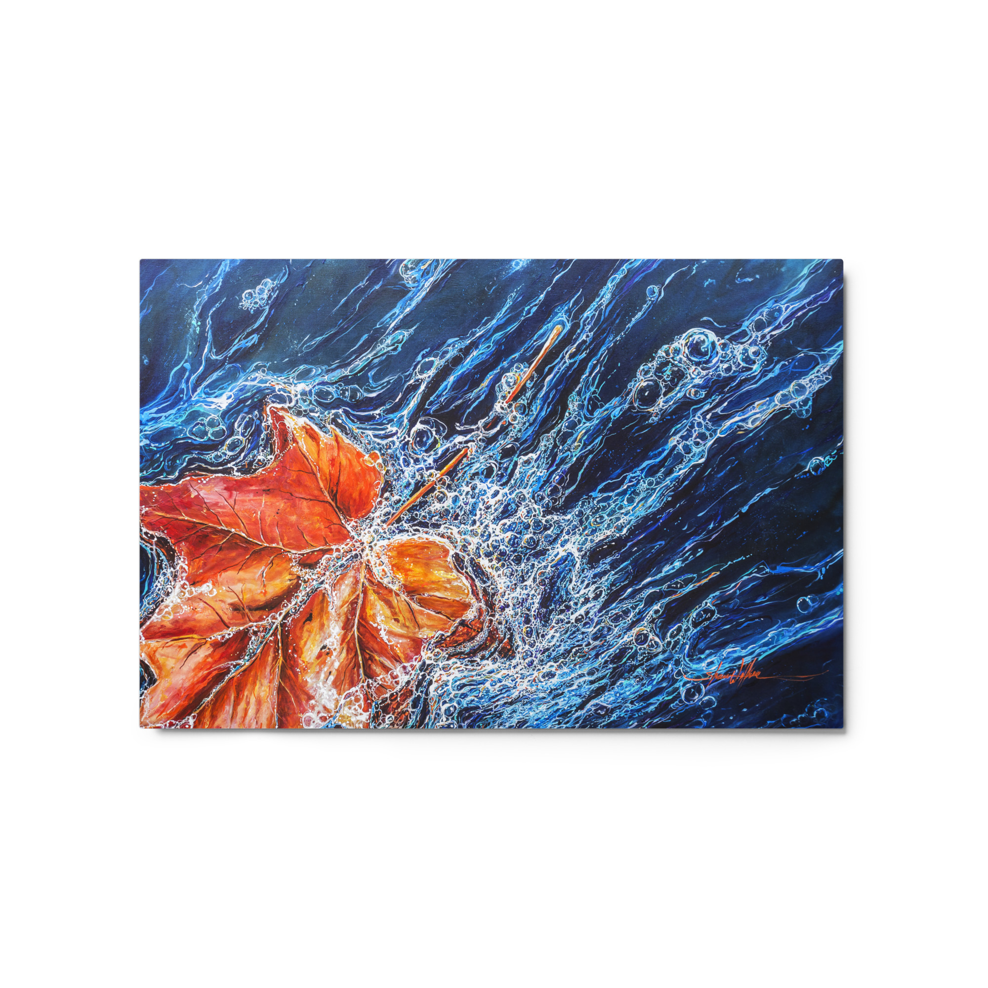 "Leaf to Water" Metal prints - Image 5