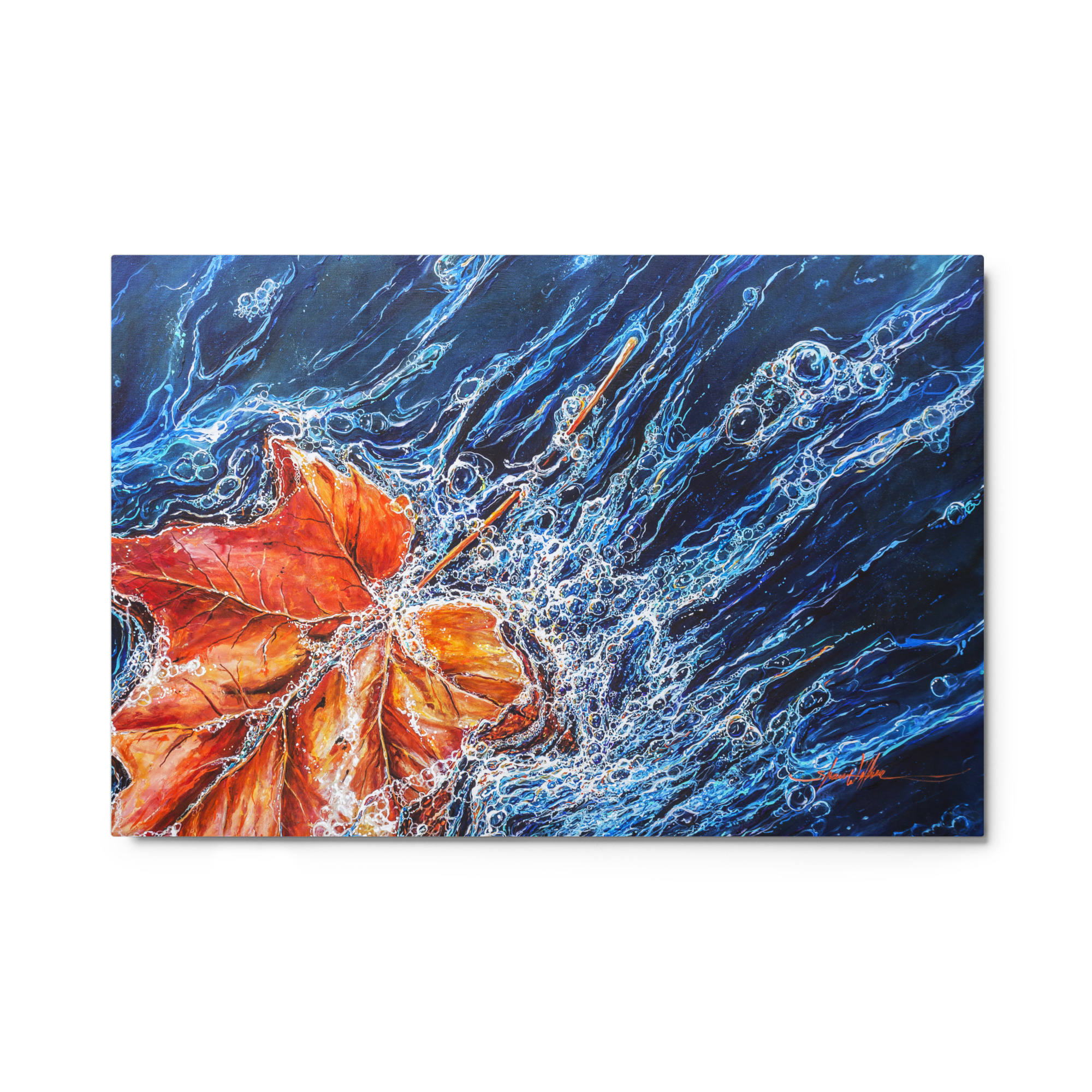 "Leaf to Water" Metal prints - Image 6