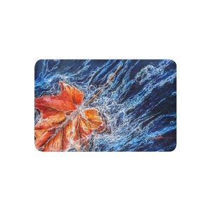 Bubbles to Leaf Sherpa blanket