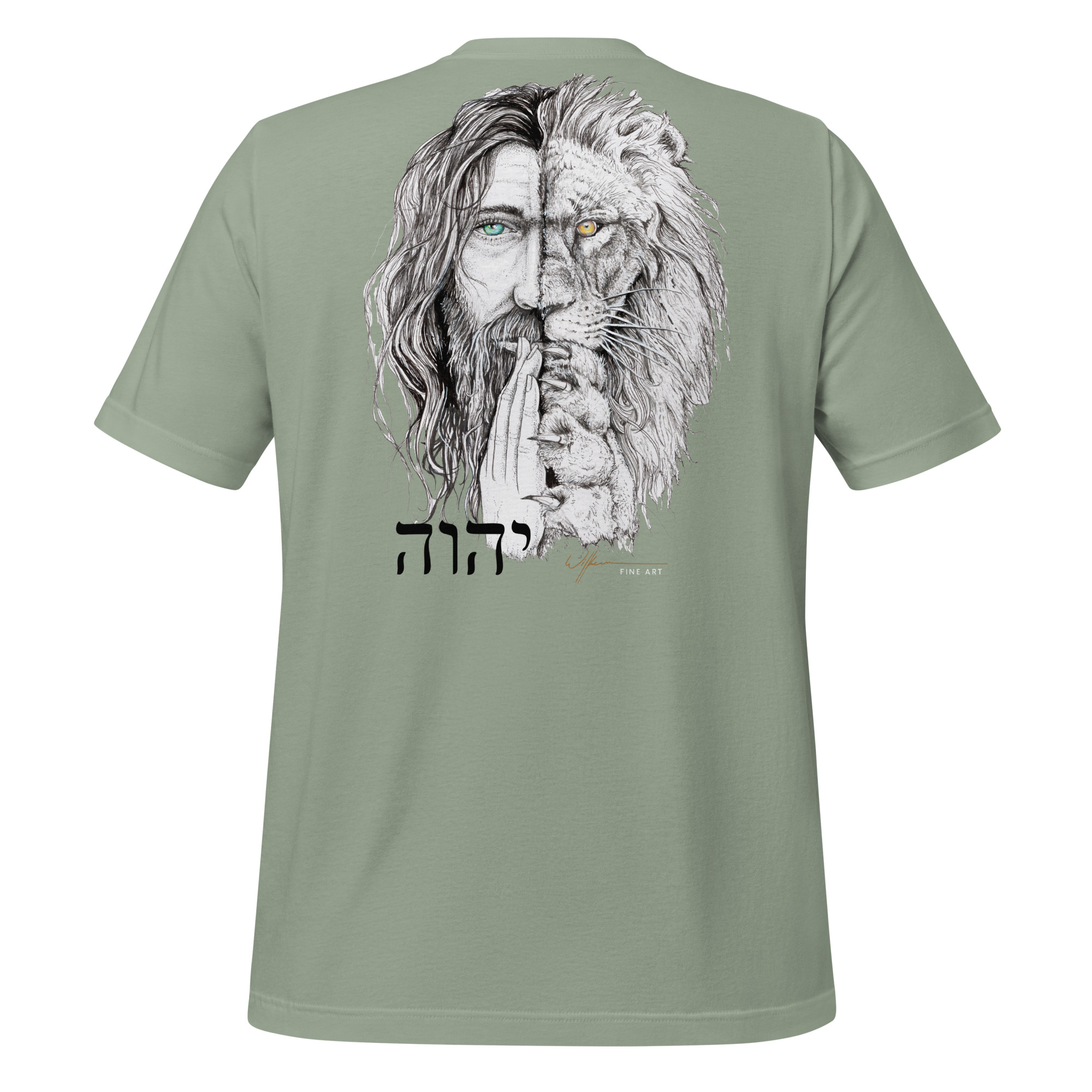 "i am" lion jesus face Unisex t-shirt - Image 11