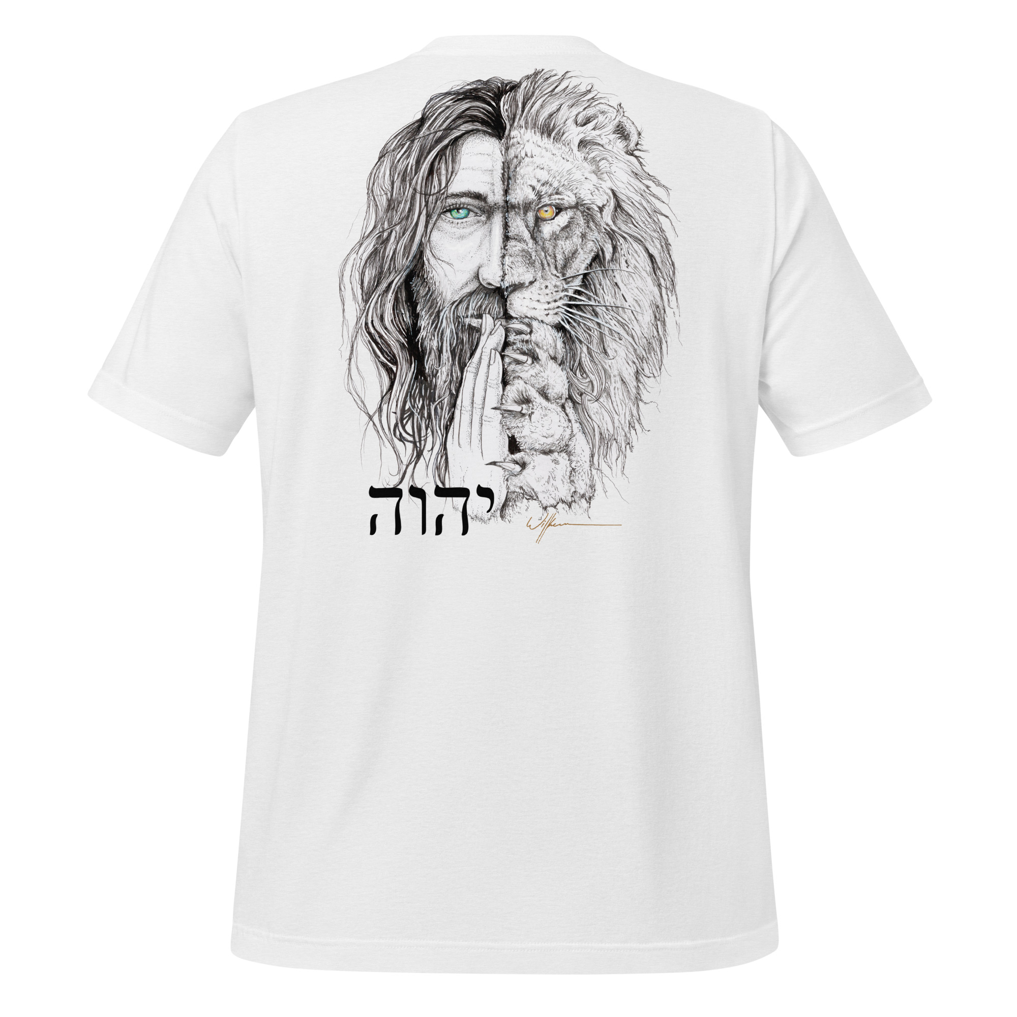 "i am" lion jesus face Unisex t-shirt - Image 23
