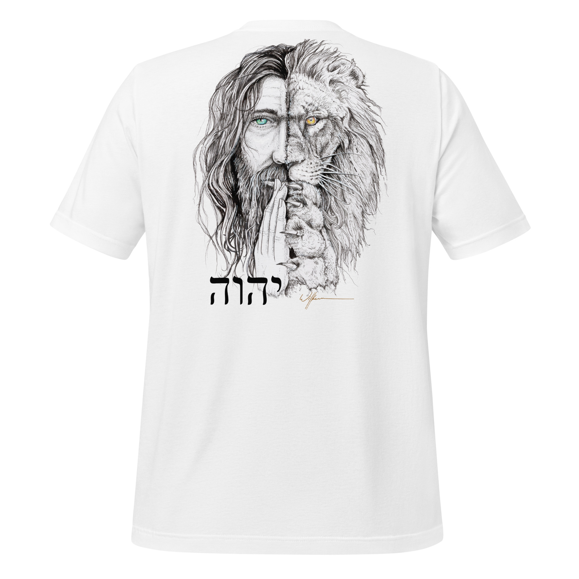 "i am" lion jesus face Unisex t-shirt - Image 9